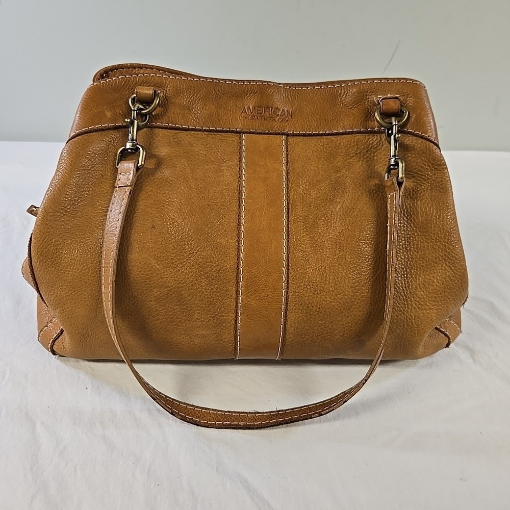 American Vintage Tan Leather Hobo Bag
